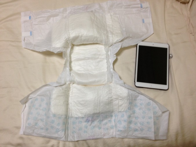 Diaper and iPad