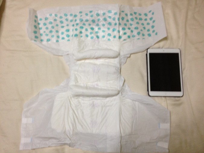 Diaper and iPad
