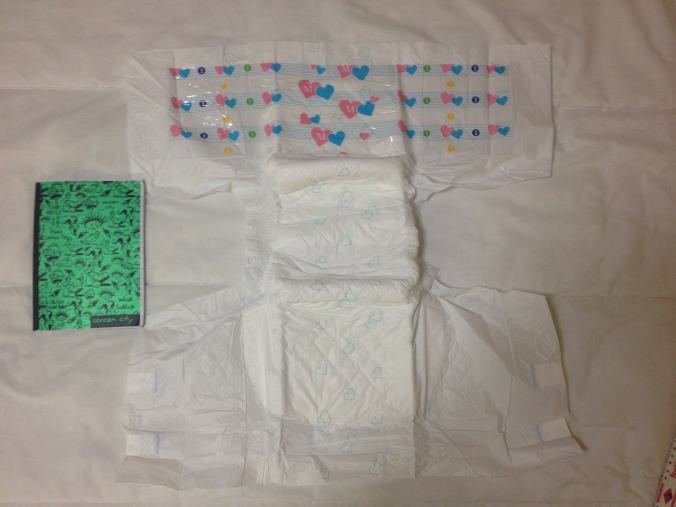 Banitore Adult Diaper and A5 notepad book
